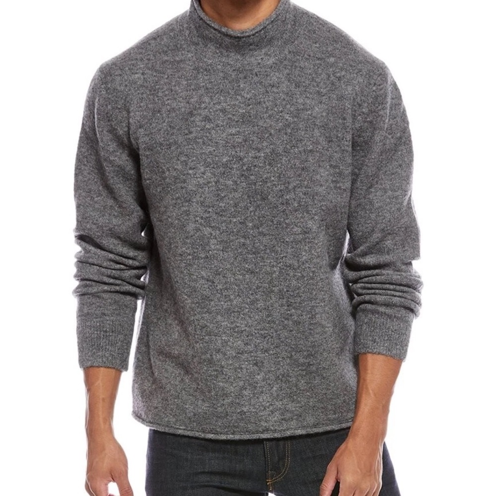 Nwt Vince Airspun Wool & Alpaca-Blend Roll Neck Sweater Men's 2XL